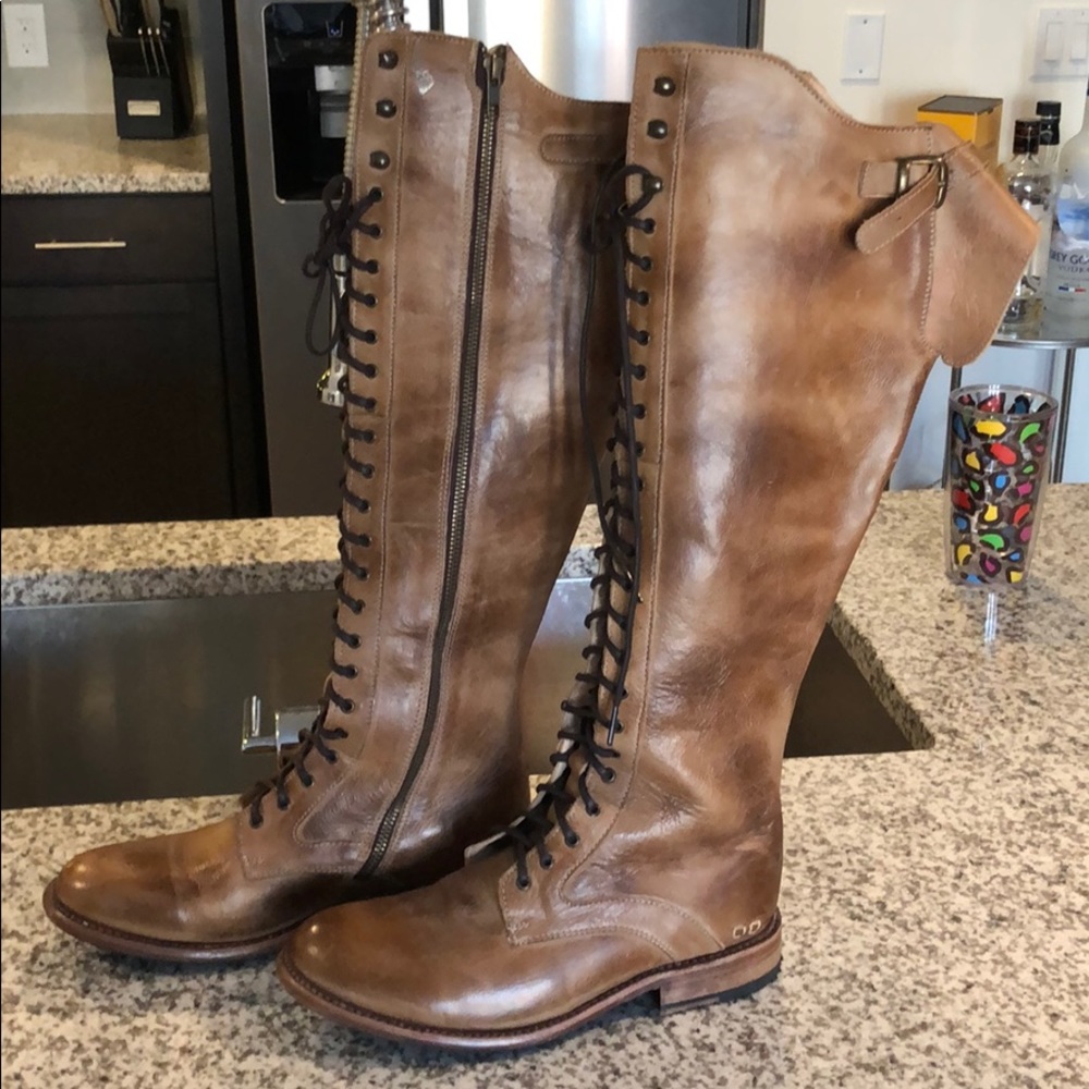 Bed|Stu Della Tall Lace Up Boots